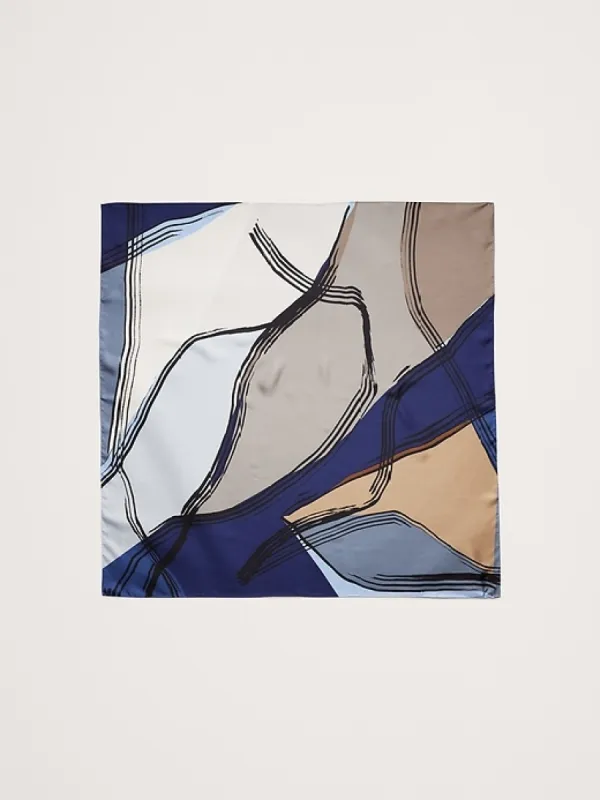 Signature Silk Scarf – Large sold by Banana Republic