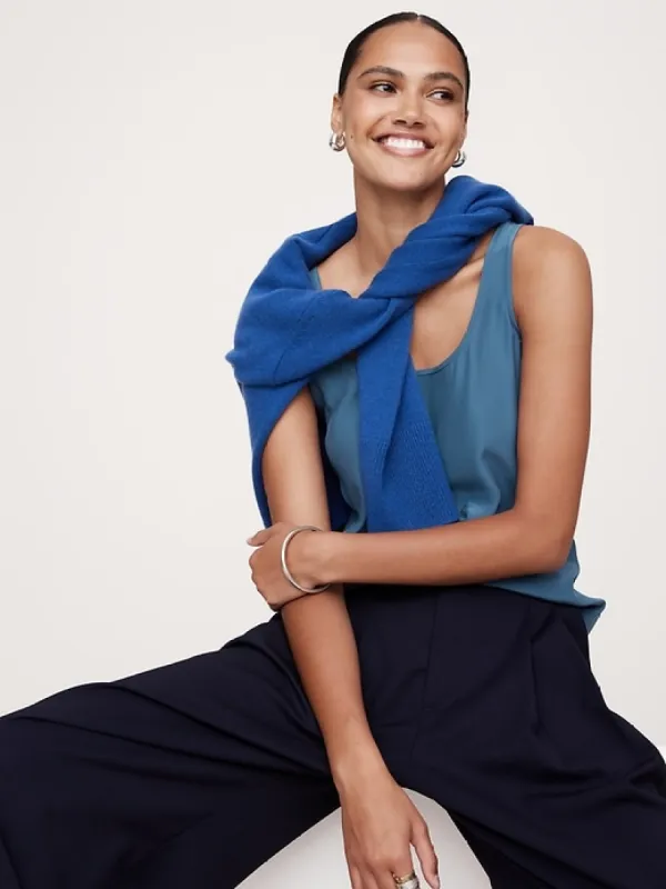 Essential Silk Tank sold by Banana Republic