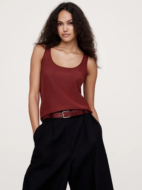 Essential Silk Tank sold by Banana Republic