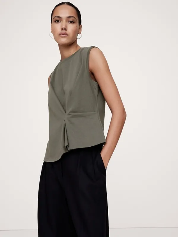 Cotton Draped Tank sold by Banana Republic
