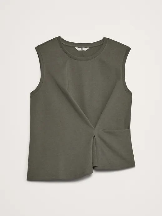 Cotton Draped Tank sold by Banana Republic product image thumbnail 4