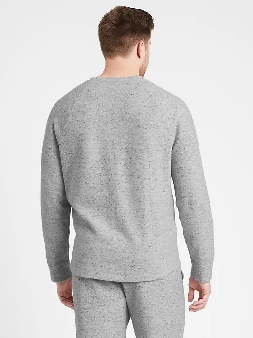 Brushed Waffle-Knit Henley T-Shirt sold by Banana Republic product image thumbnail 3