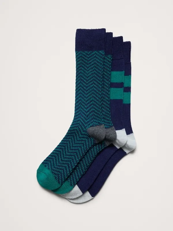 Breathe Merino Boot Sock 2-Pack sold by Banana Republic