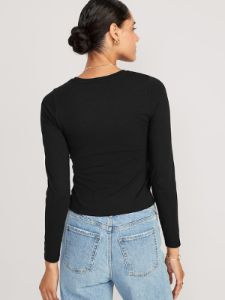 Long-Sleeve Bestee Crew-Neck T-Shirt for Women sold by GAP