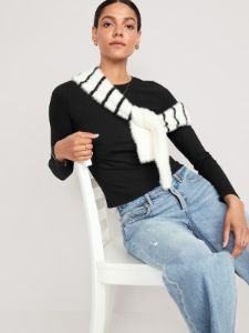 Long-Sleeve Bestee Crew-Neck T-Shirt for Women sold by GAP