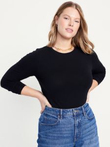 Long-Sleeve Bestee Crew-Neck T-Shirt for Women sold by GAP