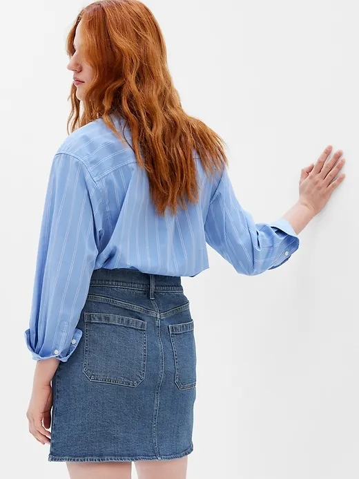 Patch Pocket Denim Mini Skirt sold by GAP product image thumbnail 2