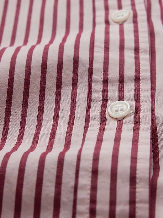 Organic Cotton Cropped Shirt sold by GAP product image thumbnail 4