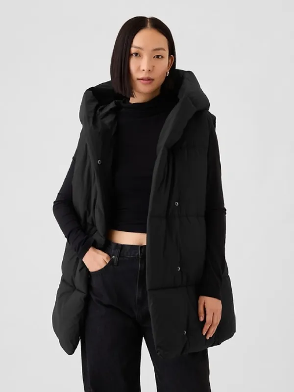 Duvet Wrap Puffer Vest sold by GAP