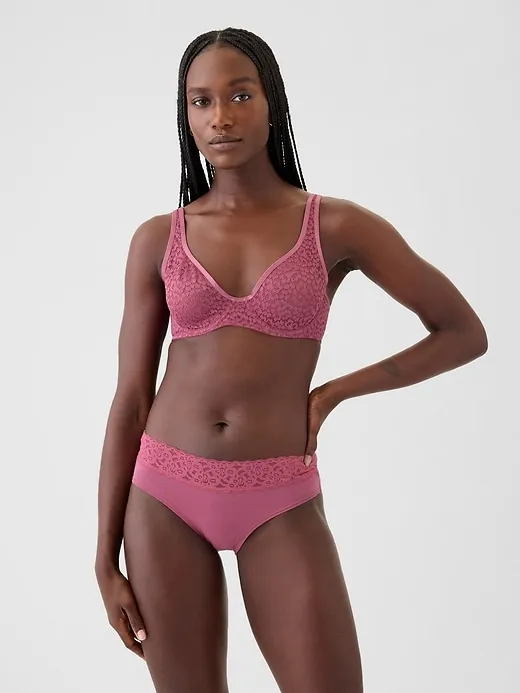Unlined Lace T-Shirt Bra sold by GAP product image thumbnail 3