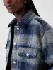 Wool Boyfriend Shirt Jacket sold by GAP