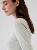 Essential Rib Mockneck T-Shirt sold by GAP