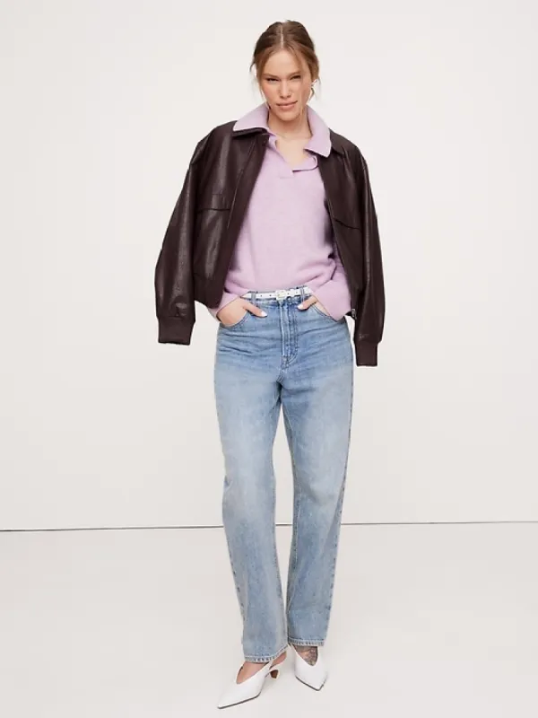 Cashmere Rugby Sweater Polo sold by Banana Republic