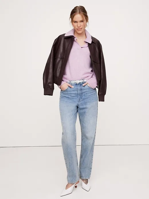 Cashmere Rugby Sweater Polo sold by Banana Republic