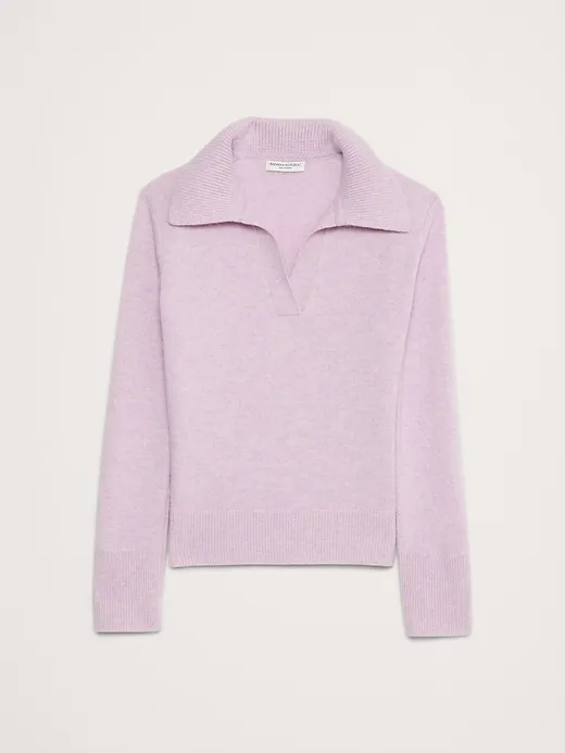 Cashmere Rugby Sweater Polo sold by Banana Republic product image thumbnail 4