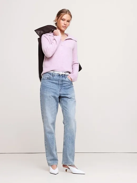 Cashmere Rugby Sweater Polo sold by Banana Republic product image thumbnail 5