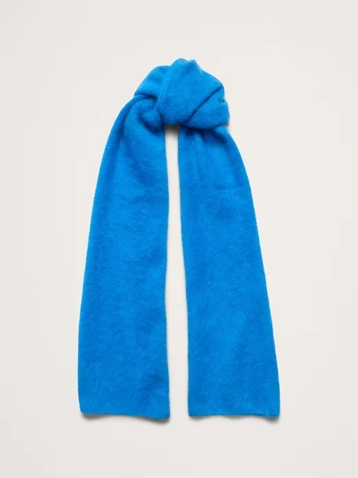 Brushed Wool-Cashmere Scarf sold by Banana Republic