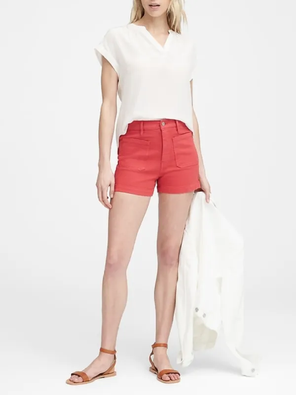 High-Rise 3" Utility Short sold by Banana Republic