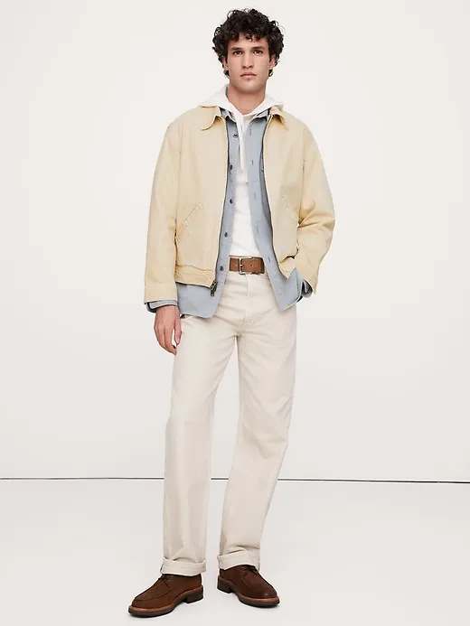 Cotton-Twill Garage Jacket sold by Banana Republic