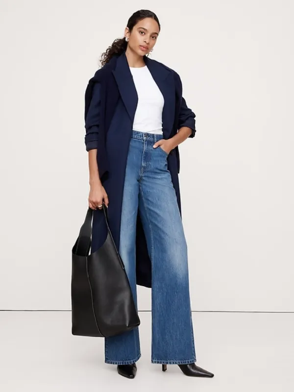 The Icon Classic Wide-Leg Jean made by Banana Republic