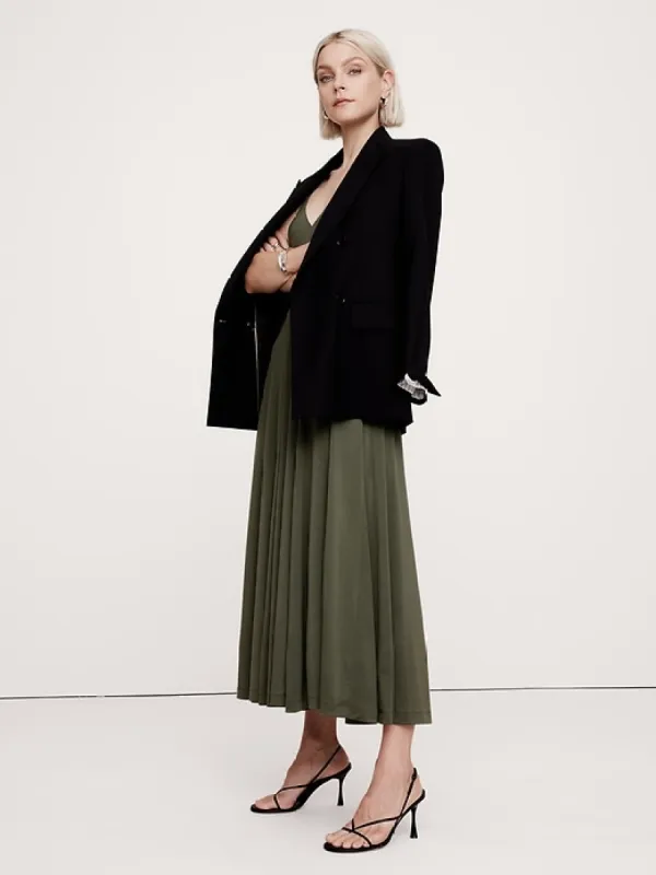 Drapey Jersey Godet Maxi Dress sold by Banana Republic