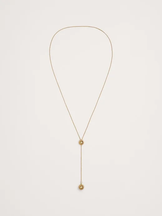 Spheres Y Necklace Aureus + Argent sold by Banana Republic