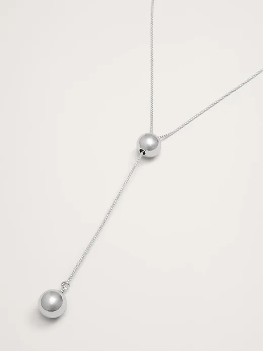 Spheres Y Necklace Aureus + Argent sold by Banana Republic product image thumbnail 3