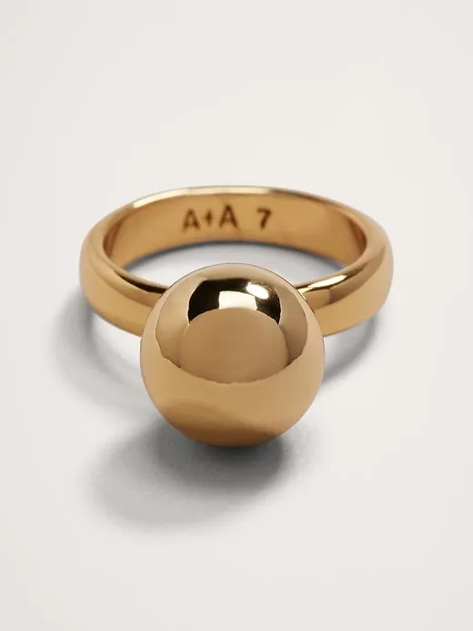 Sphere Ring Aureus + Argent sold by Banana Republic
