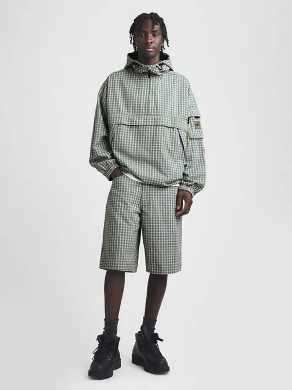 gap & madhappy oversized plaid short sold by GAP