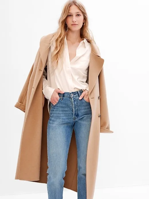 Satin Boyfriend Shirt sold by GAP product image thumbnail 3