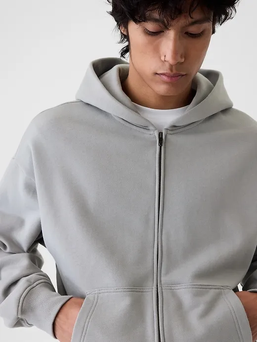 Heavyweight Zip Hoodie sold by GAP product image thumbnail 4