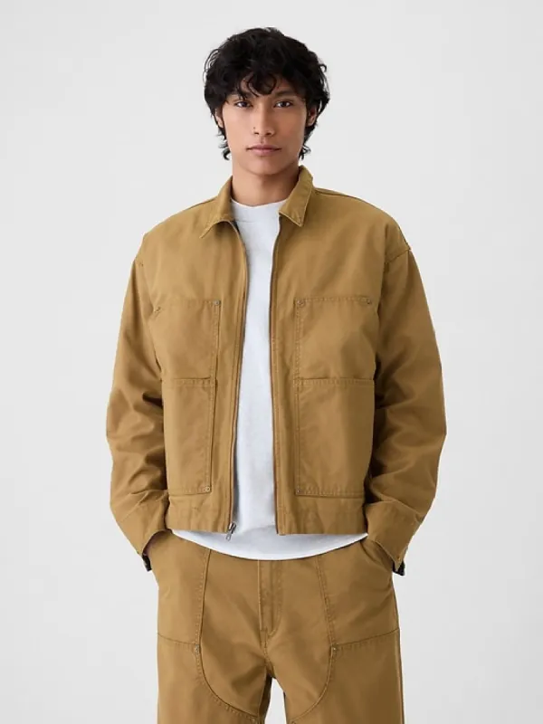 Canvas Denim Carpenter Jacket sold by GAP