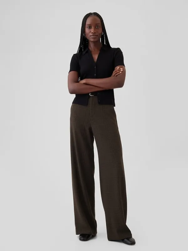 365 High Rise Brushed Twill Trousers sold by GAP