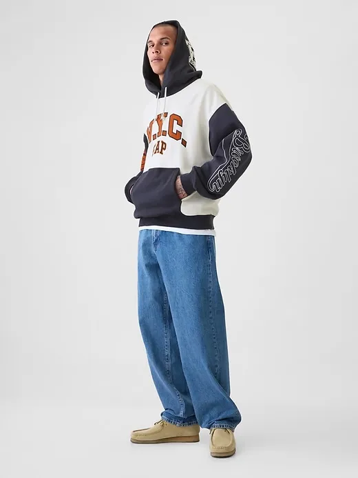 NYC Logo Colorblock Hoodie sold by GAP product image thumbnail 3
