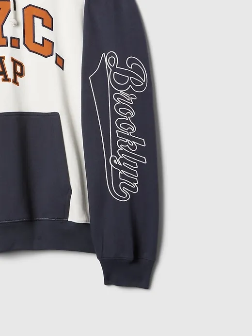 NYC Logo Colorblock Hoodie sold by GAP product image thumbnail 4