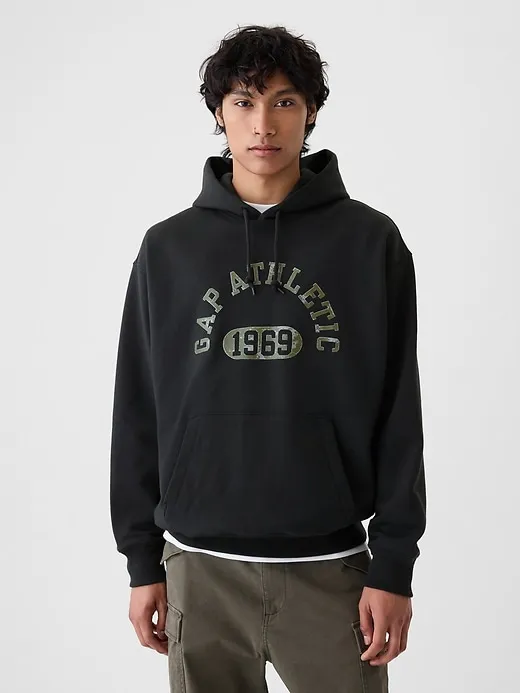 Heavyweight 1969 Athletic Logo Hoodie sold by GAP