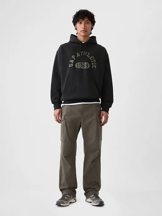 Heavyweight 1969 Athletic Logo Hoodie sold by GAP product image thumbnail 3