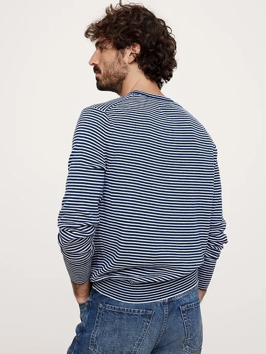 Italian Merino Crew-Neck Sweater sold by Banana Republic product image thumbnail 2