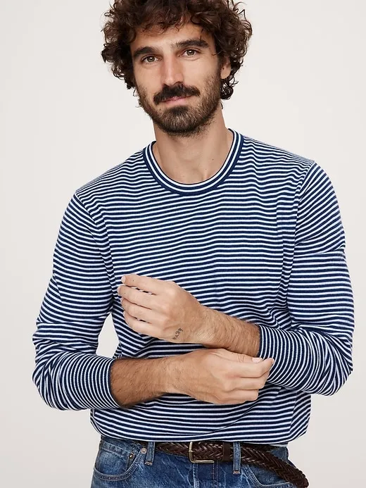Italian Merino Crew-Neck Sweater sold by Banana Republic product image thumbnail 3