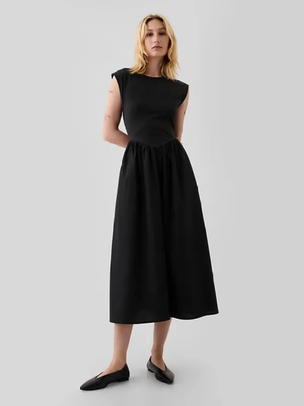 Drop-Waist Midi Dress sold by GAP