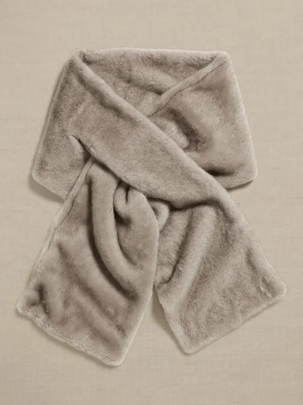 Cima Faux Fur Scarf sold by Banana Republic