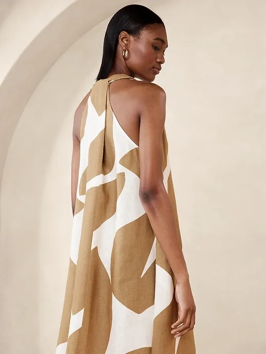 Pauline Linen Midi Dress sold by Banana Republic product image thumbnail 2