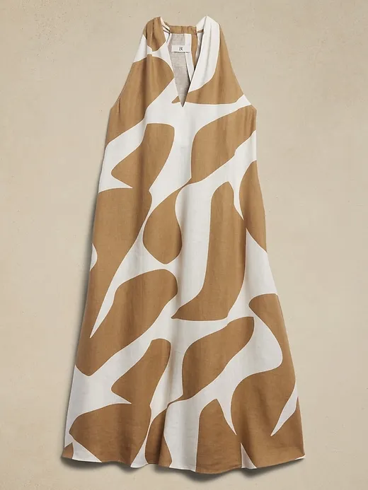 Pauline Linen Midi Dress sold by Banana Republic product image thumbnail 4