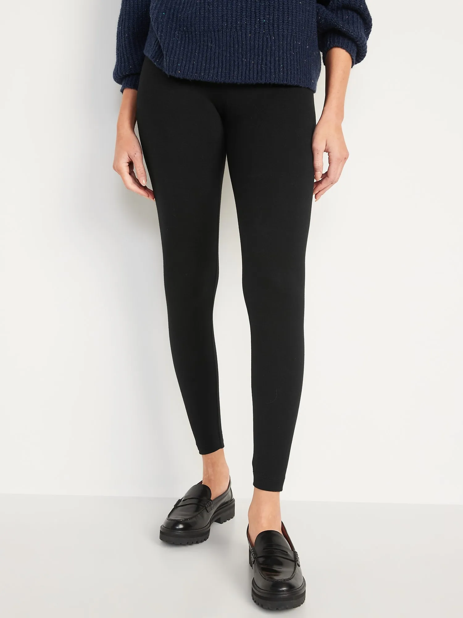 High-Waisted Jersey Fashion Layering Leggings sold by GAP