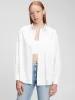 Organic Cotton Poplin Big Shirt sold by GAP