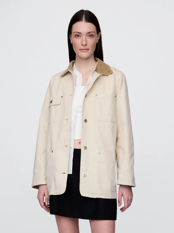 Corduroy Collar Barn Jacket sold by GAP