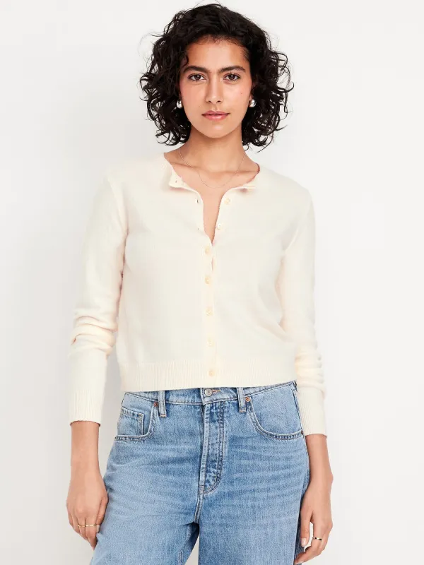 SoSoft Cropped Cardigan Sweater sold by GAP