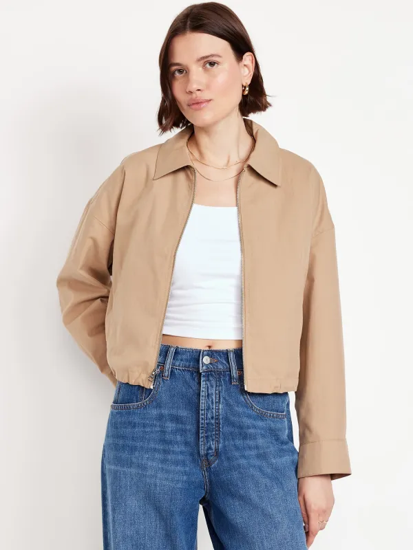 Harrington Zip Jacket sold by GAP
