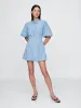Denim Bubble Mini Shirtdress sold by GAP
