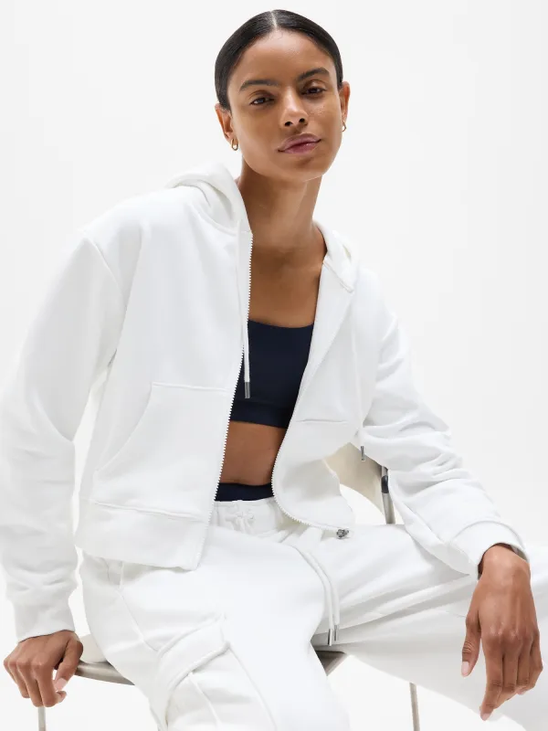 Athleta Women's Terry Full Zip White Size XXS sold by GAP